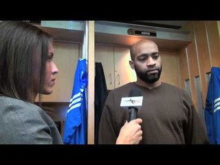 DALLAS MAVERICKS VINCE CARTER TALKS MARTIN LUTHER KING JR. DAY.
