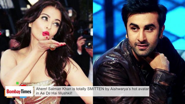 Ahem! Salman Khan is totally SMITTEN by Aishwarya’s hot avatar in Ae Dil Hai Mushkil!