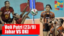 Voli Indoor - (Putri) Jawa Barat vs DKI Jakarta, Jumat (23/09)