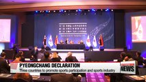 Sports ministers of Korea, China, Japan vow to boost cooperation and exchanges