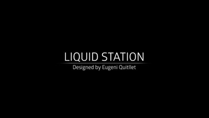 Liquid_Station : organisateur de bureau/vide-poches