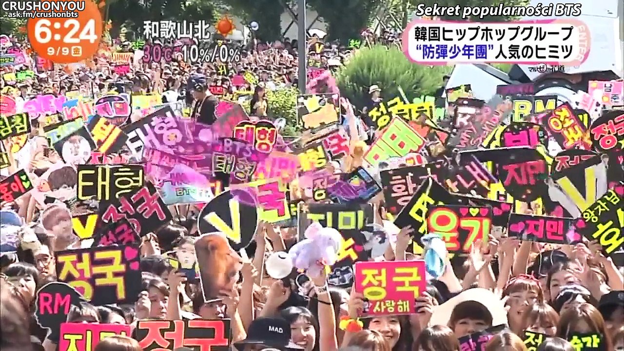 [POLSKIE NAPISY] 160909 BTS on Mezamashi TV