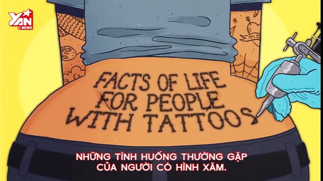 Những tình huống khó đỡ của những người có hình xăm