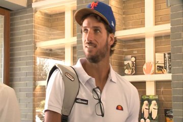 Feliciano López, "muy contento" a su vuelta a España