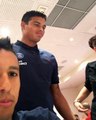 Les Parisiens fêtent les 33 ans de Thiago Silva