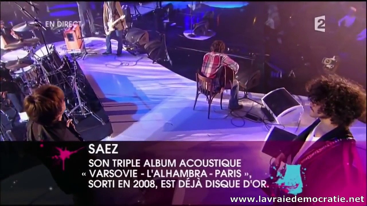 Damien Saez aux victoires de la musique en 2009