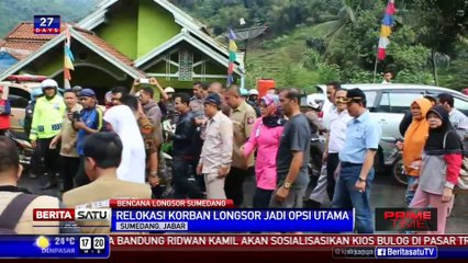 Mensos: Para Korban Longsor Sumedang Setuju Direlokasi