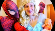 Spiderman vs Police Wanted Dead or Alive! w_ Harley Queen, Frozen Elsa & Fun Superhero In Real Life!-_2IDw1Nmr3o part 5