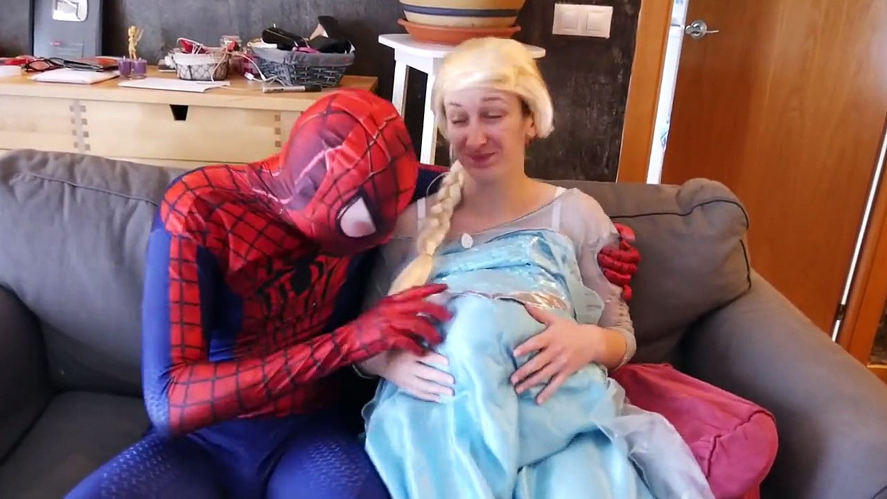 Spiderman Prank vs Frozen Elsa & Joker w_ King Kong, Spiderbaby, Princess Anna & Funny SUperhero-t0pHUS3ZbgM part 9