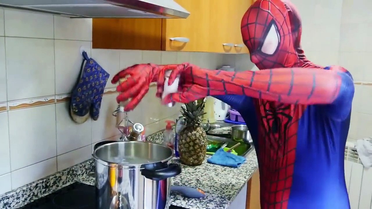 Spiderman vs Frozen Elsa & Joker Pranks w_ Princess Eats Snake & Funny Superheroes-zamefgGjRIk part 1