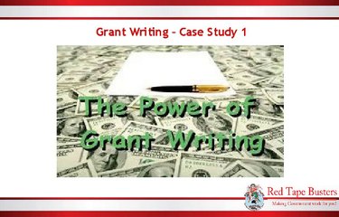 Grant Writing – Case Study 1