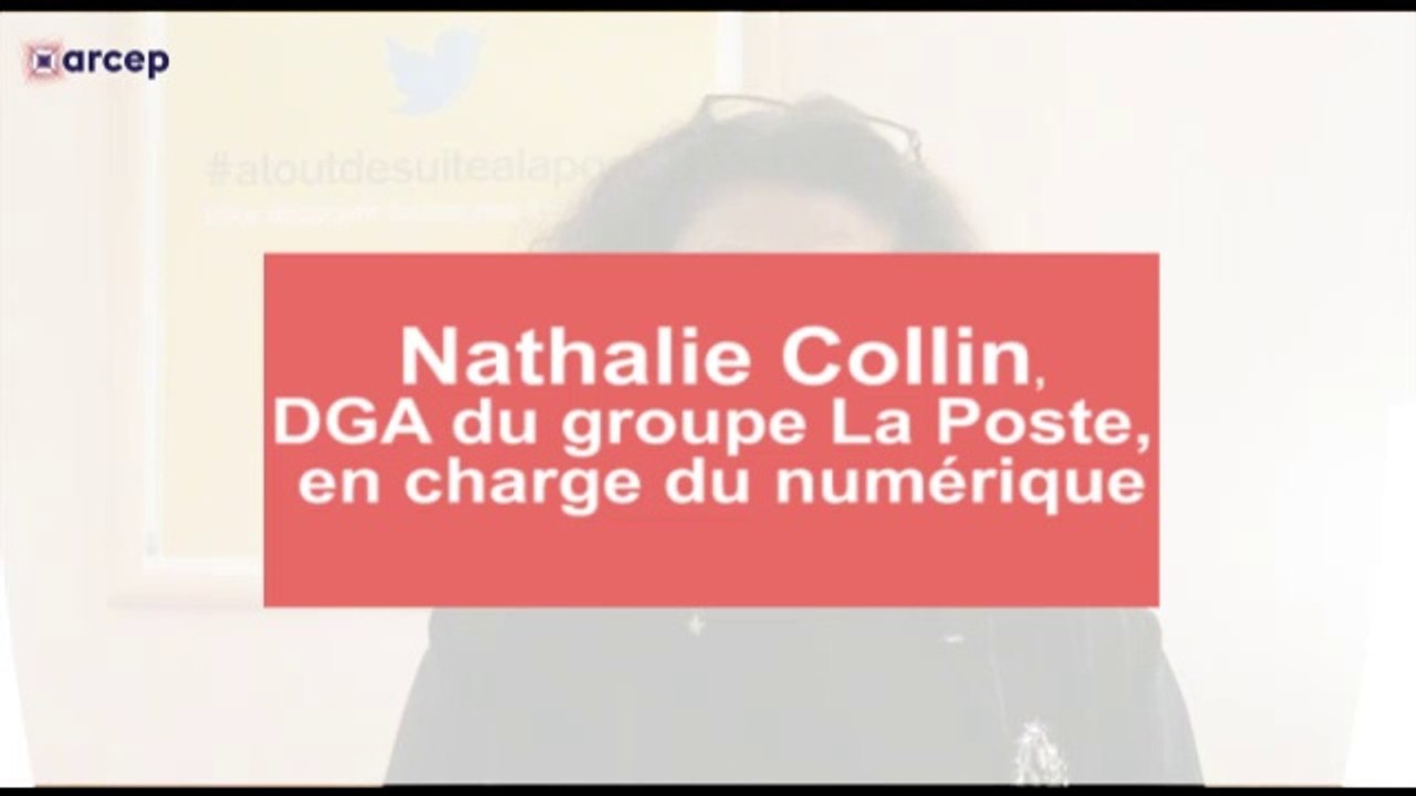 Nathalie Collin DGA du groupe La Poste, en charge du numérique (novembre 2015)