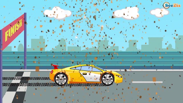 Le Tractopelle à City of Cars | Dessin animés pour enfants | Voitures pour enfants