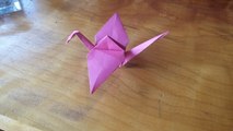 grue traditionnelle origami