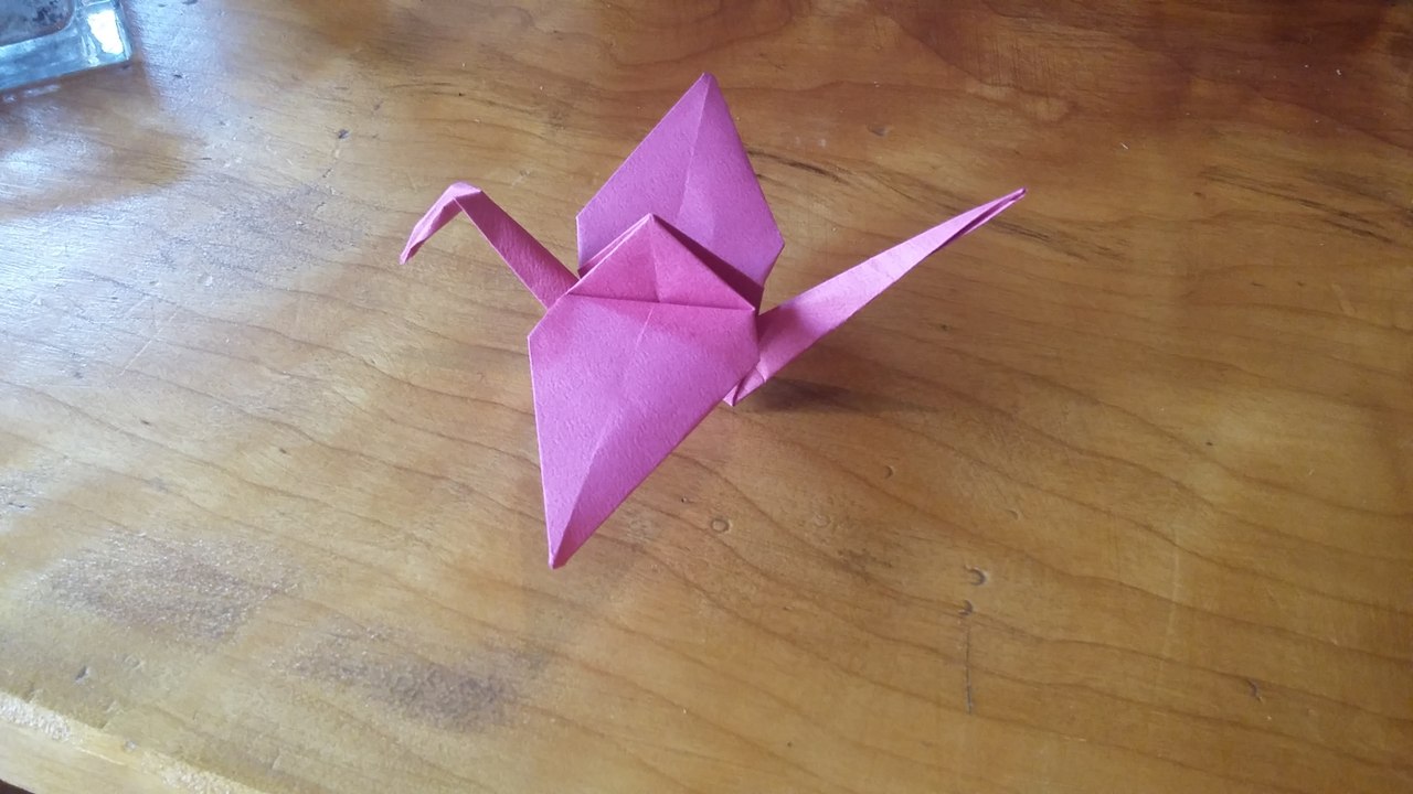 grue traditionnelle origami