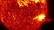 HUGE Solar eruption on the surface of the Sun.