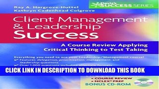 [PDF] Client Management and Leadership Success: A Course Review Applying Critical thinking to Test