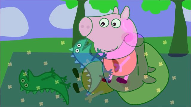 Peppa Pig George Dinosaur Does Mr Dinosaur eat George ~ Peppa Pig Funny Story
