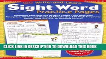 [PDF] 100 Write-and-Learn Sight Word Practice Pages: Engaging Reproducible Activity Pages That