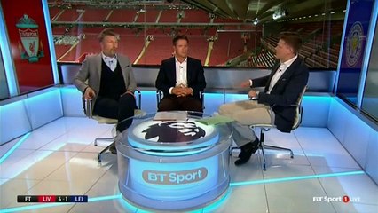 Liverpool vs Leicester City Post-Match Analysis by Michael Owen and Robbie Savage - 10.09.2016