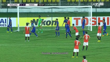 أهداف مباراة اليمن 1-1 تايلاند _ بطولة كأس آسيا للناشئين 2016
