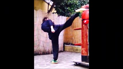some exercises of gymnastic KUNGFU Piero Piromallo