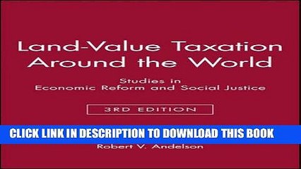 [PDF] Land-Value Taxation Around the World: Studies in Economic Reform and Social Justice (AJES -