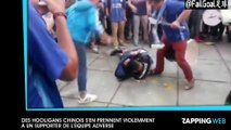 Des hooligans chinois s’en prennent violemment à un supporter de l’équipe adverse (vidéo)