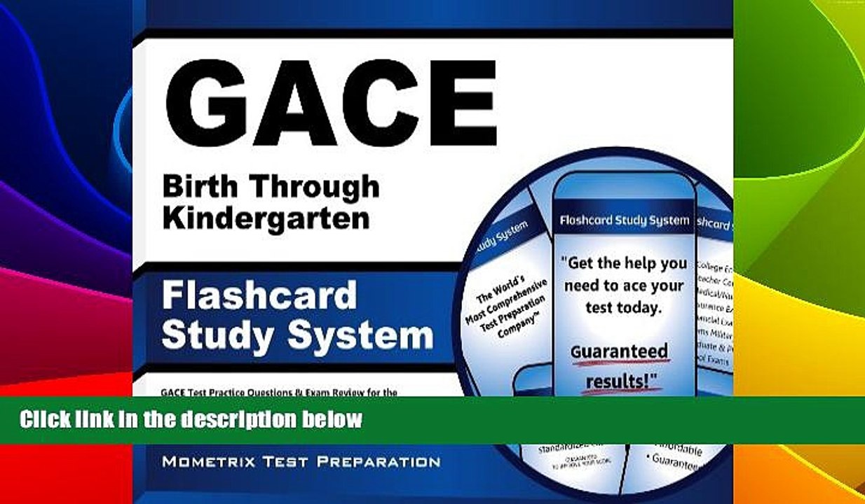 Big Deals  GACE Birth Through Kindergarten Flashcard Study System: GACE Test Practice Questions