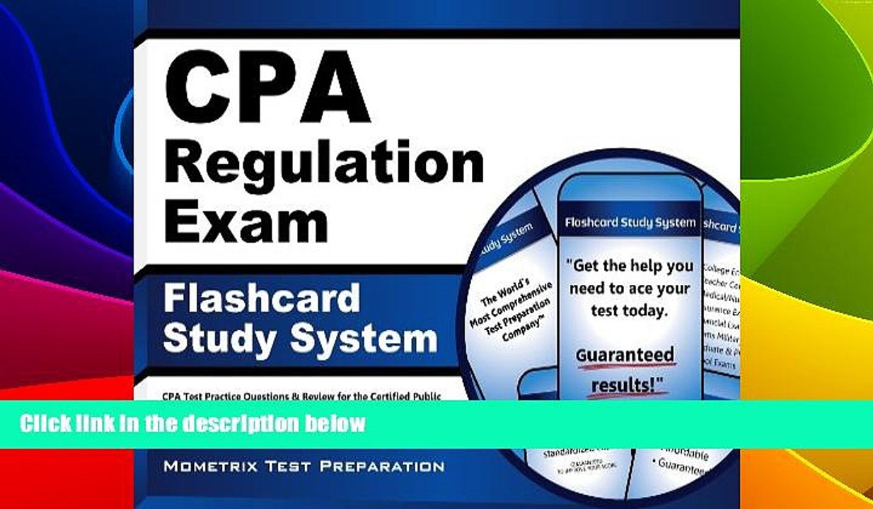 Big Deals  CPA Regulation Exam Flashcard Study System: CPA Test Practice Questions   Review for