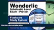 Online eBook Flashcard Study System for the Wonderlic Scholastic Level Exam - Pretest: Wonderlic