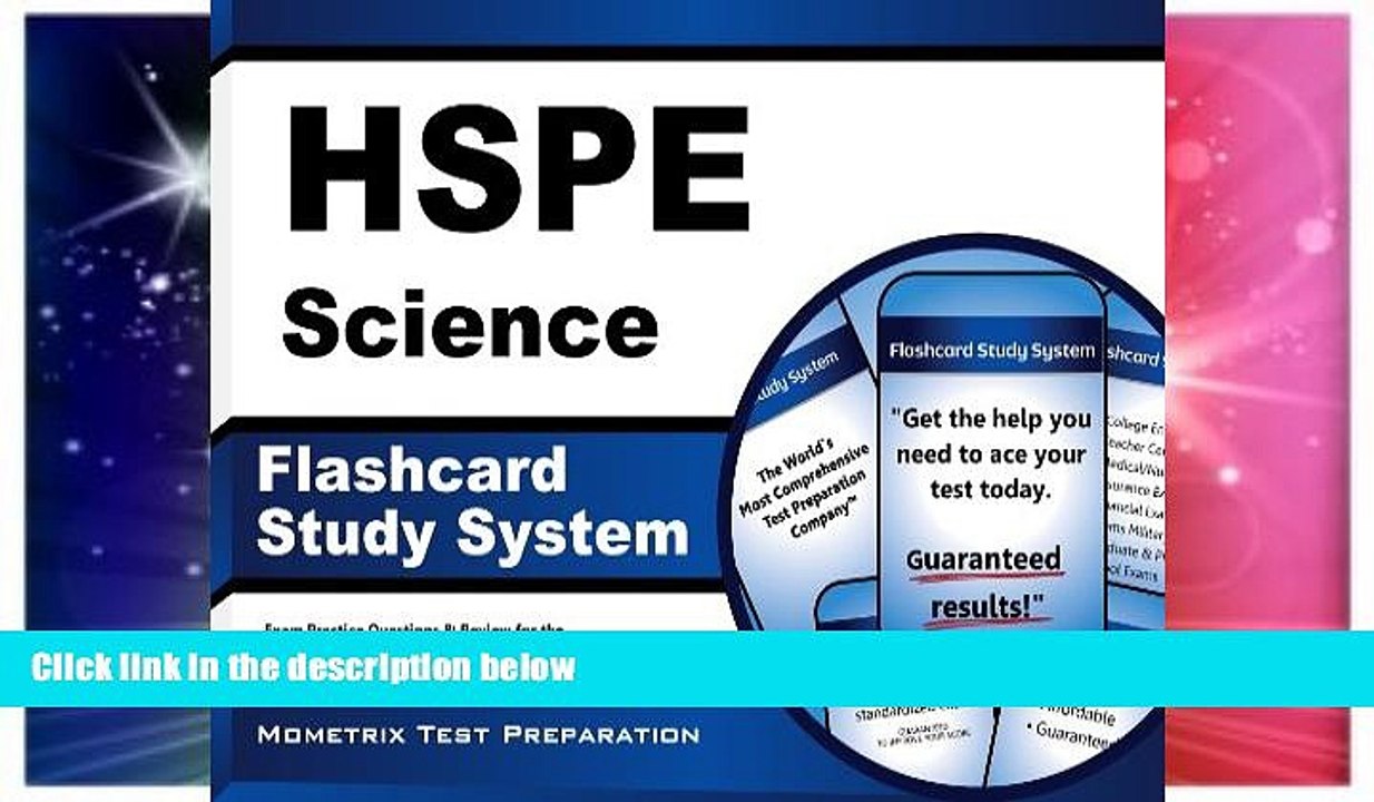 Big Deals  HSPE Science Flashcard Study System: HSPE Test Practice Questions   Exam Review for the