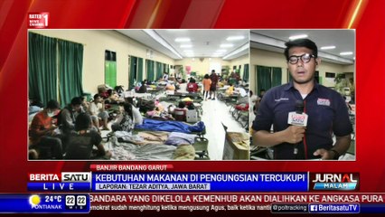 Kebutuhan Makanan di Pengungsian Korban Banjir Garut Tercukupi