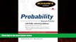 Big Deals  Schaum s Outline of Probability, Second Edition (Schaum s Outlines)  Best Seller Books