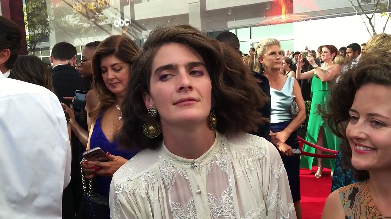 Gaby Hoffmann (Transparent) 2016 Emmys red carpet