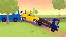 Educational cartoon. McWheelie and colorful cars. Picnic. Kids cartoons