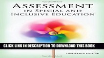 [PDF] Assessment in Special and Inclusive Education Full Online