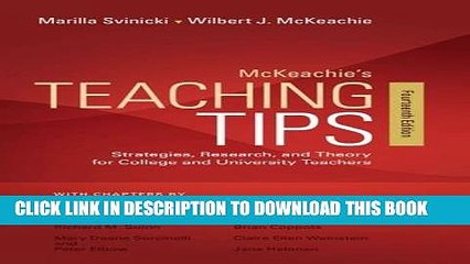 [PDF] McKeachie s Teaching Tips Full Online