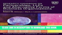 [PDF] Research Handbook on Partnerships, LLCs and Alternative Forms of Business Organizations