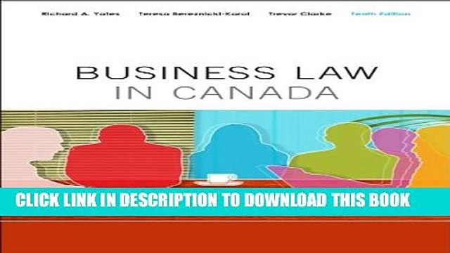 [PDF] Business Law in Canada, Tenth Canadian Edition with MyBusinessLawLab (10th Edition) Popular