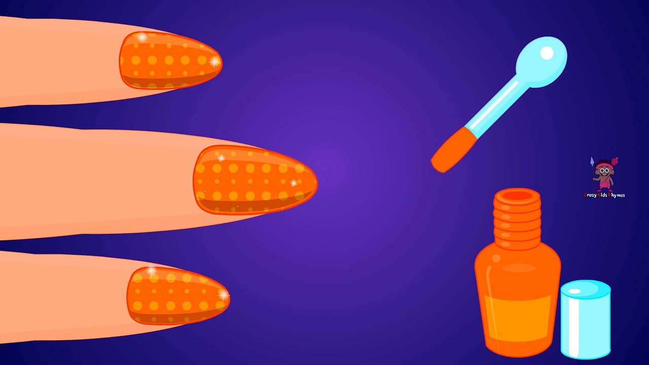 Learn Colors with Surprise Nail Arts | Colours to Kids Children Toddlers Baby | Nail Polish Videos