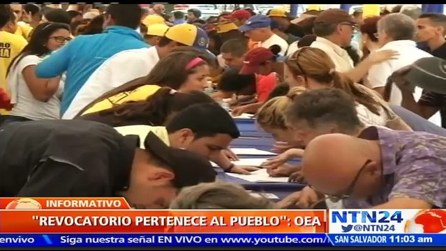 Almagro señala al Poder Electoral venezolano de violar los plazos constitucionales para dilatar el revocatorio