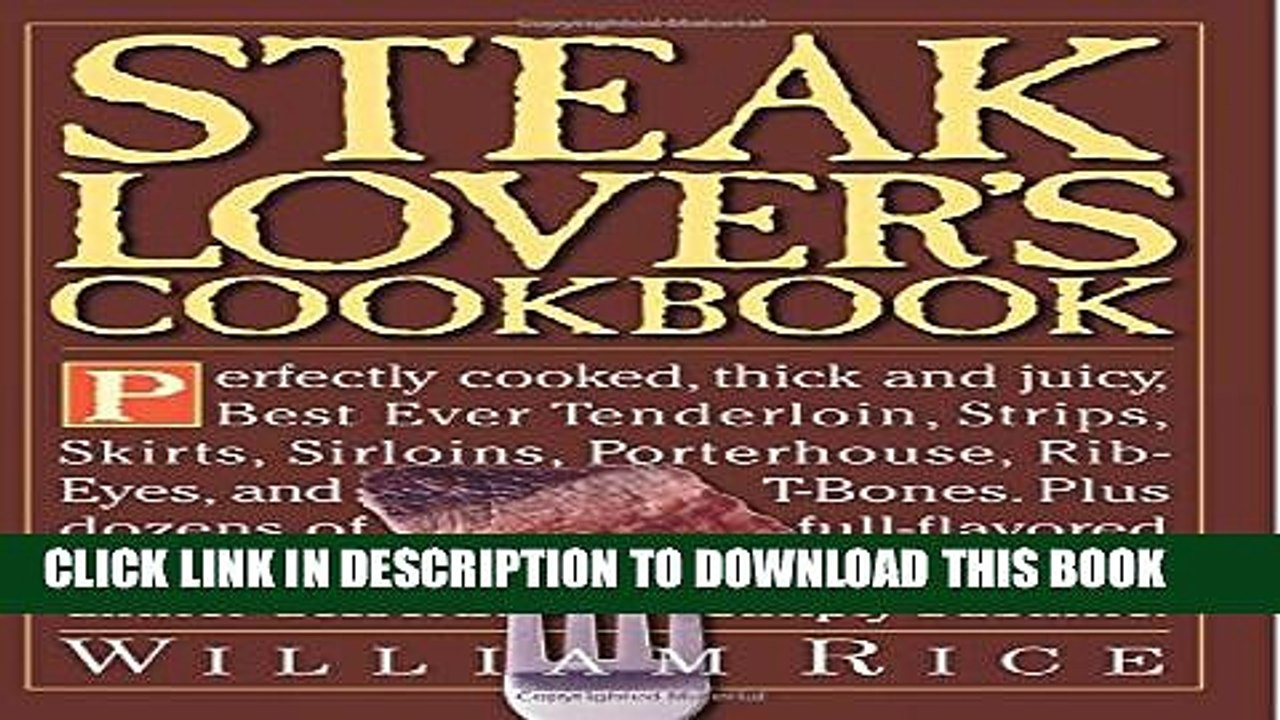 [PDF] Steak Lover s Cookbook Full Online