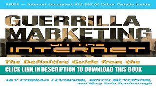 [PDF] Guerrilla Marketing on the Internet: The Definitive Guide from the Father of Guerrilla