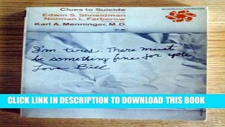 [PDF] Clues to Suicide Full Online