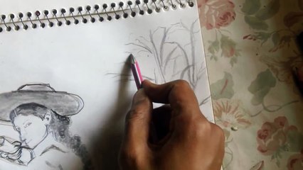 sketching of annie oakley