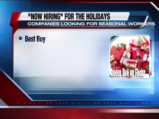 Businesses are hiring NOW for the holiday season