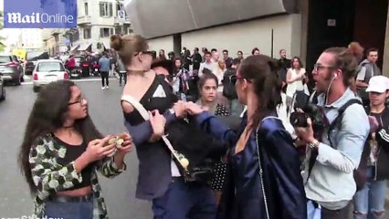 Gigi Hadid Gets GRABBED By Crazy Prankster