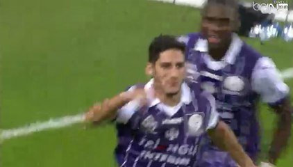 But de Yann Bodiger penalty - Toulouse FC 1-0 PSG - Paris Saint-Germain (23/09/2016)