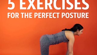 5 exercises for the perfect posture -